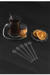 قاشق ست ساده شیشه ای چای لوکس برند Milea کد 1699810446