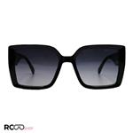 عینک آفتابی لویی ویتون با فریم مشکی رنگ، مربعی شکل و لنز تیره مدل 7225