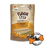 تشویقی سگ Dentalight – Yumm Stix مدل Body طعم مرغ و پنیر (50 گرم)