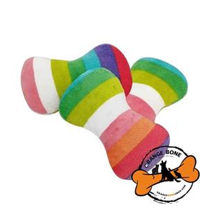 عروسک مخصوص حیوانات مدل استخوان رنگارنگ