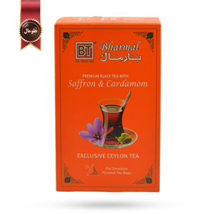 چای تی بگ بارمال bharmal مدل زعفران و هل Saffron Cardamom پک 20 تایی 