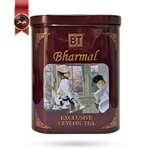 چای قوطی بارمال bharmal مدل سیلان ممتاز exclusive ceylon وزن 454 گرم