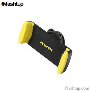 هولدر موبایل و پایه نگه دارنده گوشی Awei X1 رنگ زرد و مشکی awei x1 car holder  