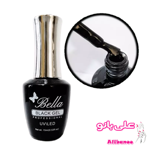 لاک ژل مشکی ۱۵ میل بلا Bella