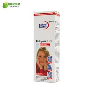 شربت زینک پلاس یورو ویتال Eurho Vital Zinc Plus Juice With B Complex And Vitamin C Syrup 