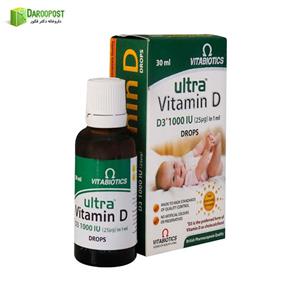 قطره اولترا ویتامین دی ویتابیوتیکس | Vitabiotics Ultra Vitamin D Drops 