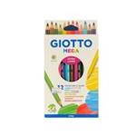 مداد رنگی 12 رنگ جیوتو مدل Giotto MEGA