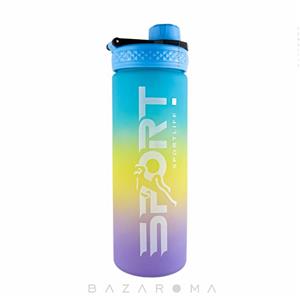 قمقمه پاستلی دو رنگ SPORT LIFE آبی بنفش 1000 ML