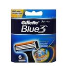 تیغ یدک ‏6 عددی ژیلت مدل Blue 3