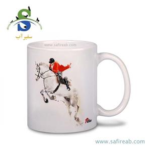 ماگ سرامیکی طرح پرش پیتکو
