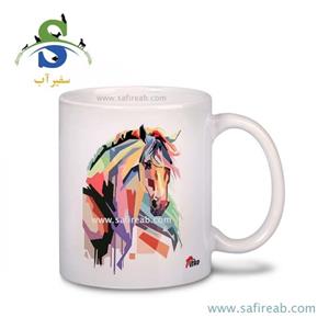 ماگ سرامیکی طرح هفت رنگ پیتکو