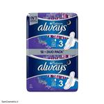 نوار بهداشتی الویز | Always ویژه شب مدل Platinum Mega Pack سایز 3 بسته 22 عددی