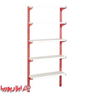 ست قفسه فروشگاهی پایه 2 متری 4 طبقه سایز 20*95