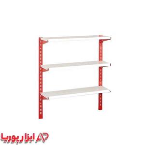 ست قفسه فروشگاهی پایه 1.5 متری 4 طبقه سایز 25*95