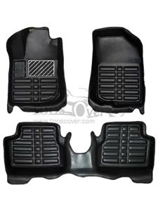 کفپوش لبه بلند نسل جدید پنج بعدی پژو 2008 رویه چرم مشکی