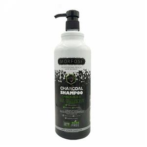 شامپو زغال مورفوس بدون سولفات حجم ۱۰۰۰ میلی لیتر Morfose charcoal shampoo