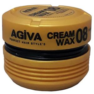واکس مو آگیوا شماره 8 براق کننده و حالت دهنده قوی 08 Agiva Cream Wax 
