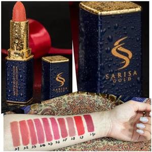 رژ لب جامد ساریسا گلد مدل مات Sarisa Gold lipstick matte &Velvet Color