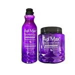 پک ماسک مو و شامپوی فری سولفاته ای جی مکس Sulfate-free shampoo and hair mask Agi Max pack