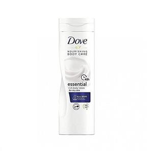 لوسیون بدن حجم 400 میل داو اورجینال آلمان مدل Essential Rich Body Lotion پوست های حساس Dove