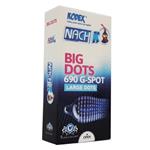 کاندوم کودکس ناچ بیگ داس 10 عددی خار دار خار درشت بیگ دات 690 خار ناچ کدکس Nach Kodex 690 Big Dots G-SPOT