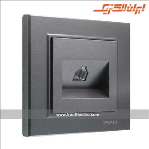 سوکت تلفن برلیان زغال سنگی