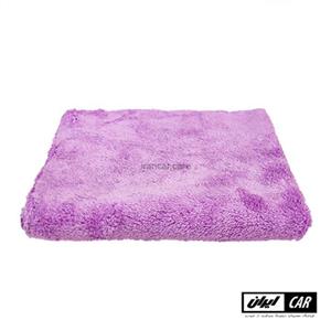 حوله مایکروفایبر بنفش رویال دیتیل مدل Royal Detail violet Microfiber Towel
