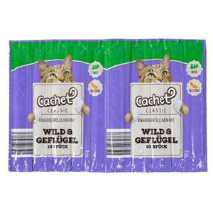 تشویقی مدادی گربه طعم گوزن و پرندگان کچت cachet wild geflugel 