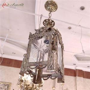 لوستر آشپزخانه ی طرح فانوس بدنه ی برنزی چهار پر، طراحی کلاسیک با رنگ ثابت دارای ضمانت کد 6505