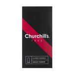 کاندوم چرچیلز مدل Classic Natural حاوی اسانس وانیل و روان کننده بسته 12 عددی Churchills Classic Natural Condoms 12 PSC