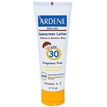 کرم ضد آفتاب کودکان SPF30 آردن  Ardene Baby Care Sunscreen Lotion SPF30 75g