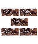 پک 5 عددی شکلات فندقی هازلنوت مدل LOVE  برند HazeLnut