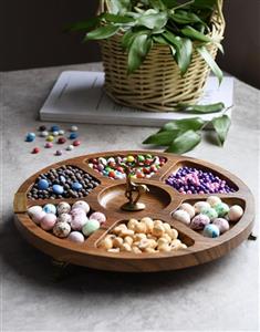 اردو خوری و رولت خوری  اردوخوری 7 خانه طرح چوب گوزن کد 7304 