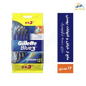 خودتراش ژیلت Gillette 12 عددی مدل Blue3 
