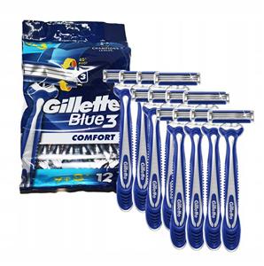 خودتراش ژیلت Gillette 12 عددی مدل Blue3 