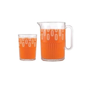 پارچ و لیوان شیاردار لیمون