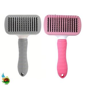 برس مخصوص سگ و گربه همراه با دکمه تخلیه مو مدل ژینا برند مورفی ( smooth ) Morphy hair removing brush