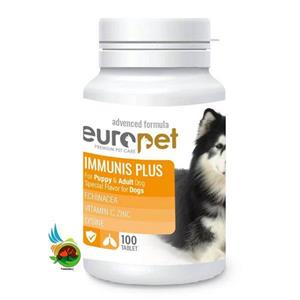 قرص تقویت سیستم ایمنی سگ یوروپت – Europet Immunis Plus Tablet for Dogs