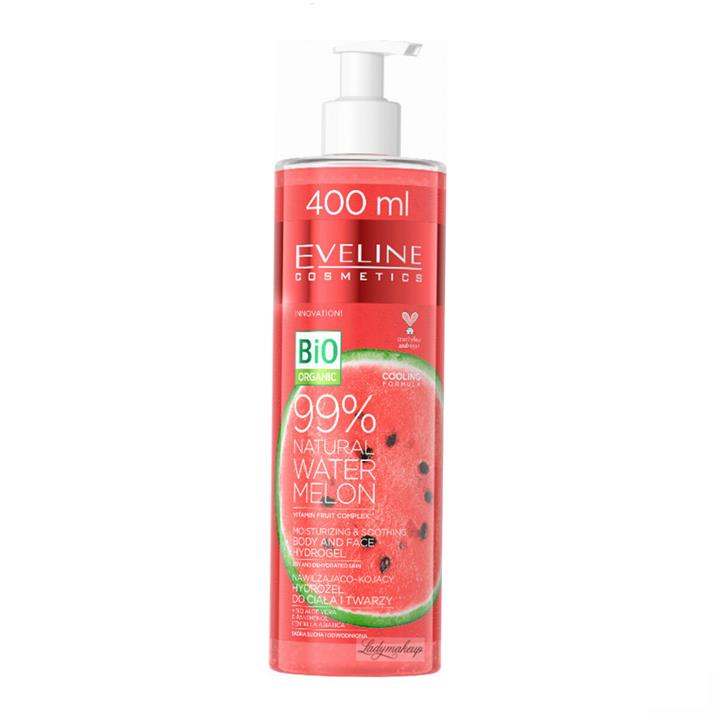 اولاین ژل شوینده صورت و بدن آبرسان و خنک کننده  هندوانه 400 میل