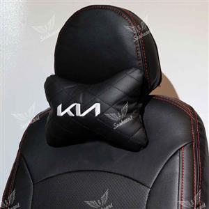 پشت گردنی BOB طرح کیا، چرم مشکی، دوخت مشکی