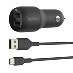 شارژر فندکی بلکین | belkin Cce001bt1m 24w Usb Car Charger