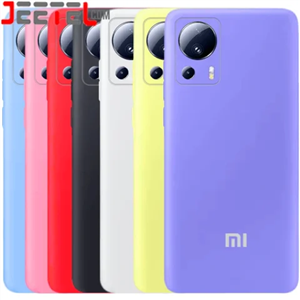 کاور سیلیکونی رنگی اورجینال Xiaomi 13 Lite مدل پاک کنی اصل (ساخت ویتنام)