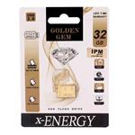 فلش برند  x-energy مدل  golden gem 32g USB3