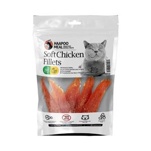 تشویقی گربه هاپومیل مدل فیله نرم مرغ Soft Chicken Fillets 