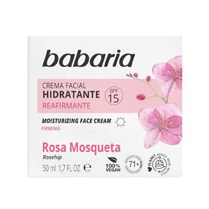 کرم آبرسان و مرطوب کننده 24 ساعت باباریا مدل Rosehip حجم 50 میلی لیتر