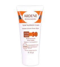 کرم ضد آفتاب رنگی فاقد چربی آردن SPF50 Ardene Tinted Sunscreen Cream SPF50