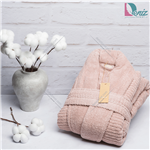 حوله تن پوش Cotton Life رنگ کالباسی