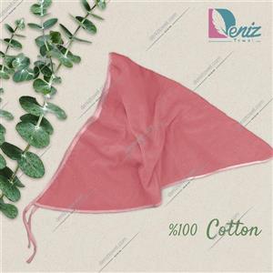 حوله سر طرح ساده مدل روسری رنگ کالباسی