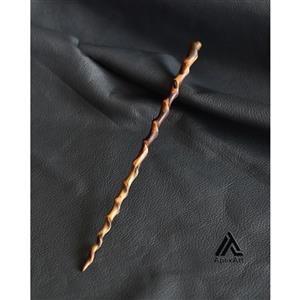 پین مو چوبی طرح پیچ پیچی