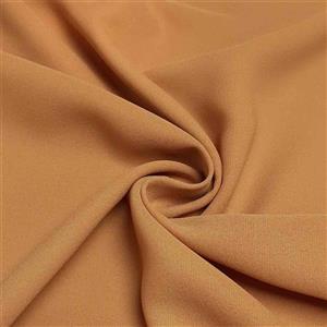 پارچه کرپ حریر ساده رنگ خردلی